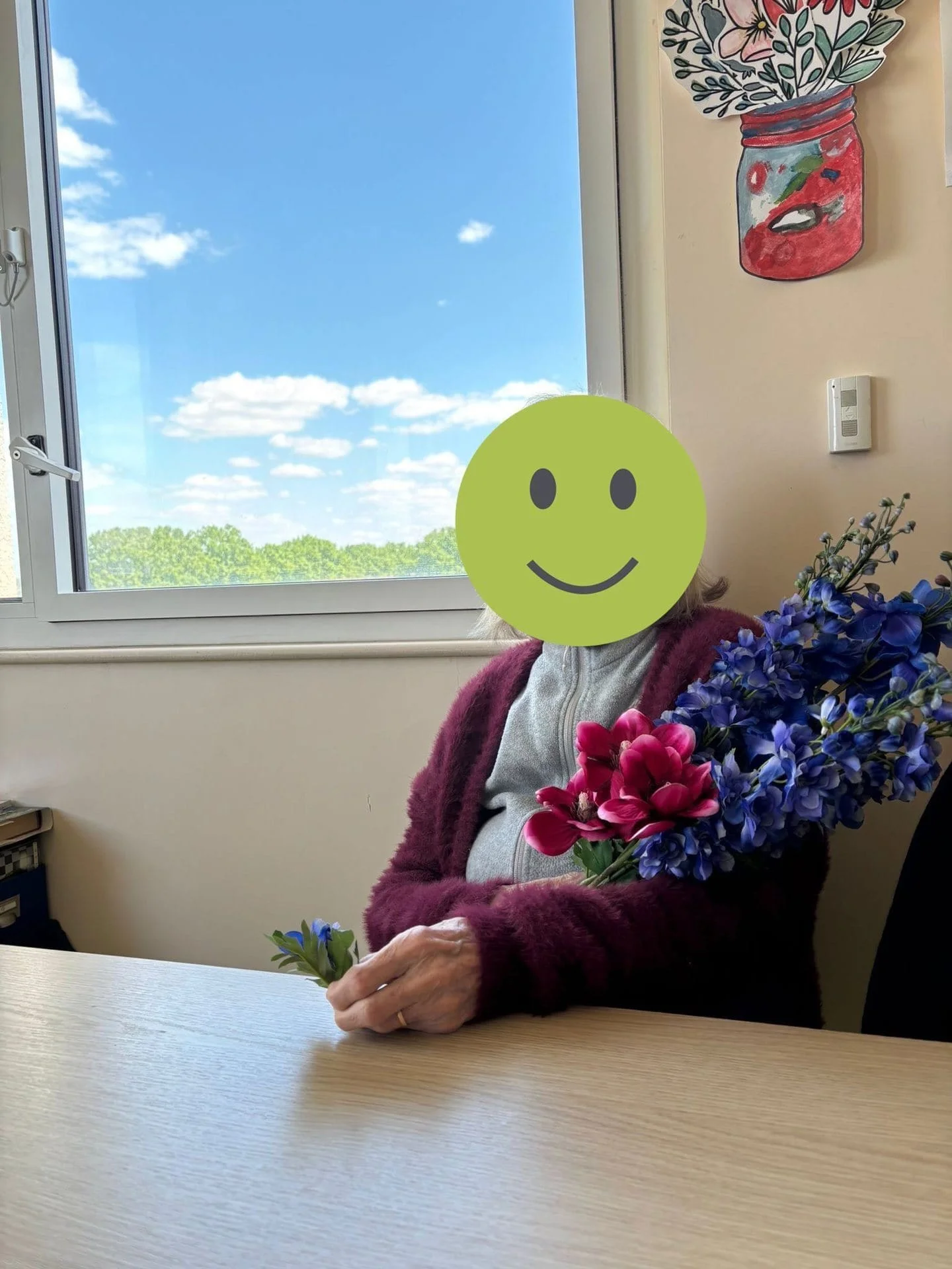 Atelier créatif avec les résidents de l'EHPAD