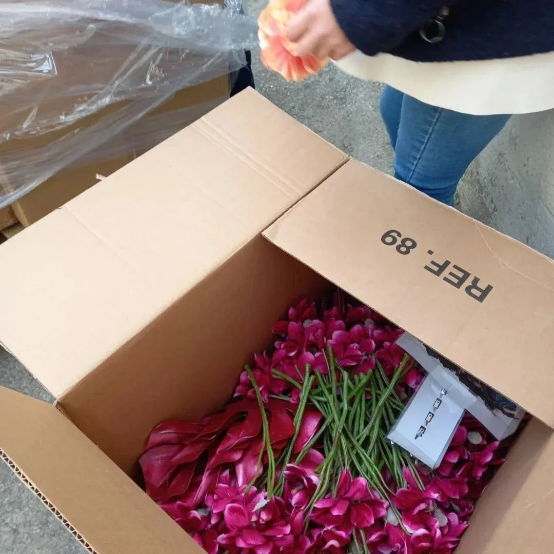 Tri des fleurs artificielles