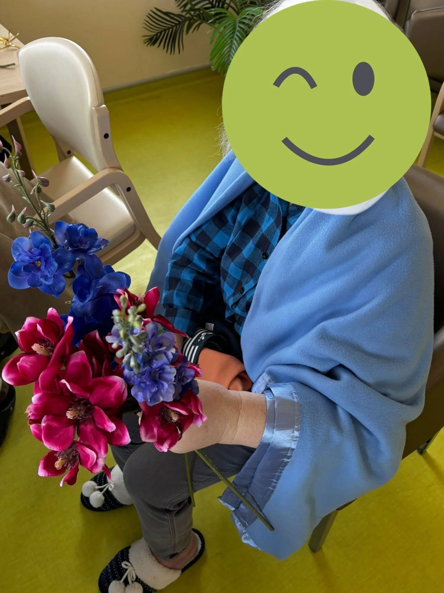 Bouquets réalisés par les résidents