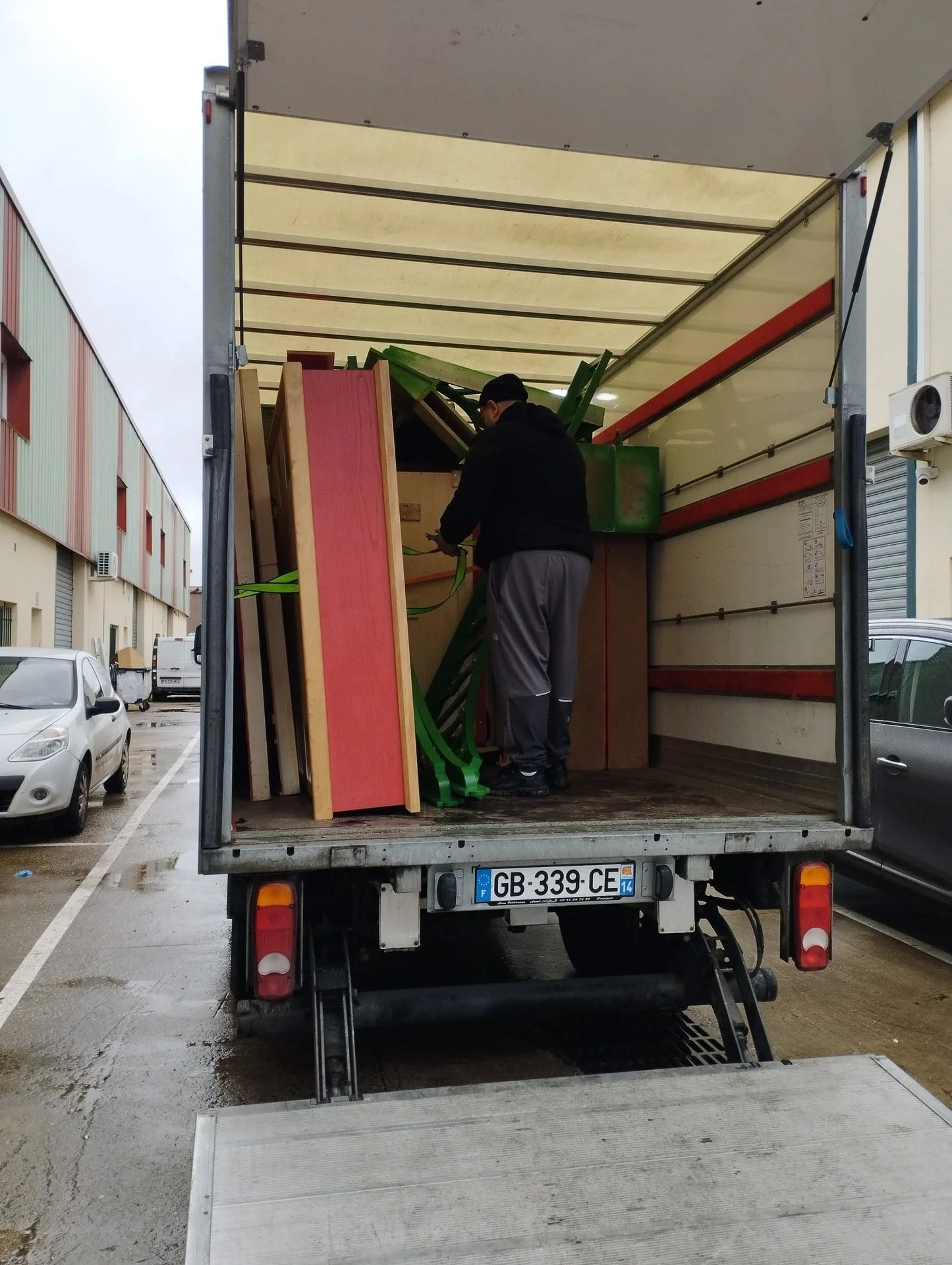 Livraison du wagon au centre de loisirs